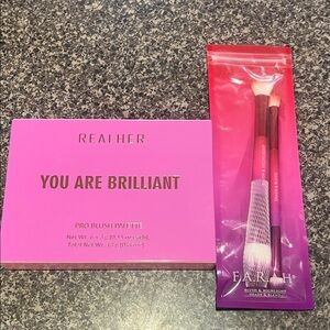 RealHer You Are Brilliant Blush Palette with Brush Set